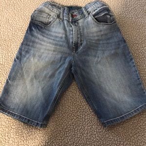 Wrangler blue jean shorts boys